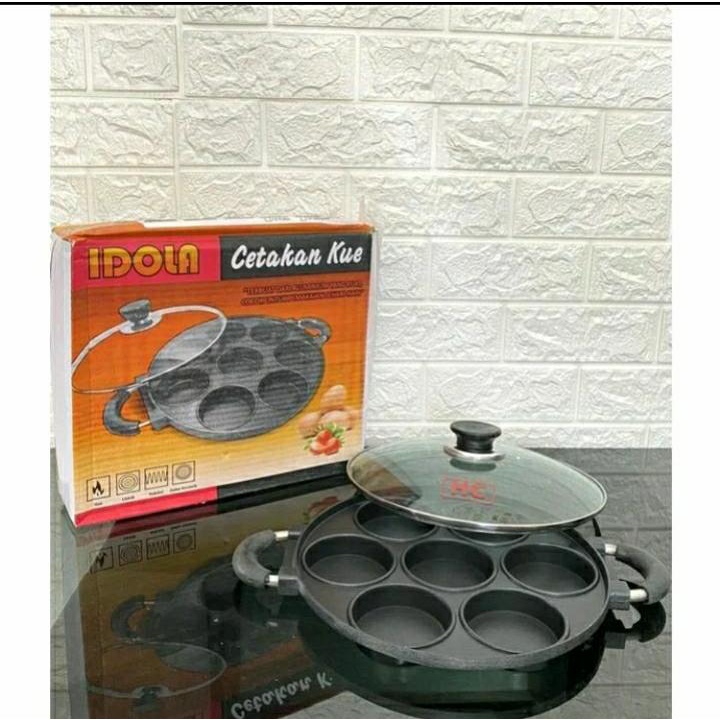 Cetakan Kue Martabak 7 Lubang / Cetakan 7 Lubang / Cetakan / Cetakan Martabak Mini 7 Lubang / Idola