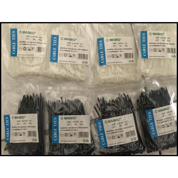 

Kabel Ties Tali Tis 10 Cm 2.5X100 100 Mm Isi 100 Pcs