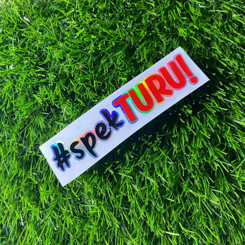 Sticker cutting spek turu variasi motor stiker timbul