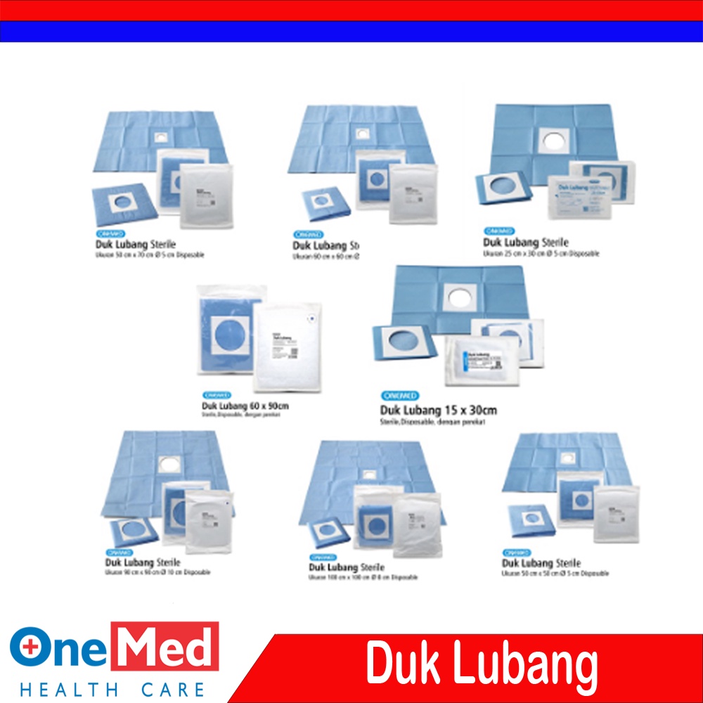 Duk Lubang Medis Operasi Steril Disposable Sekali Pakai Onemed