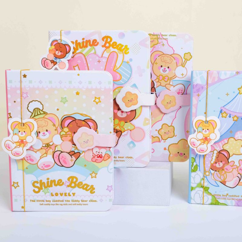 

Buku Diary Cute SHINE BEAR & DAILY LIFE / Notebook Cute / Buku Agenda Cute