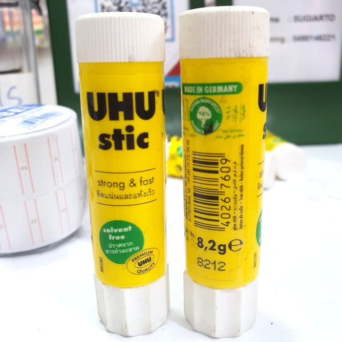 

(HSW) Lem UHU Stic 8,2 gr / 21 gr / 40 gr GLUE Stick Putar Lem Kertas