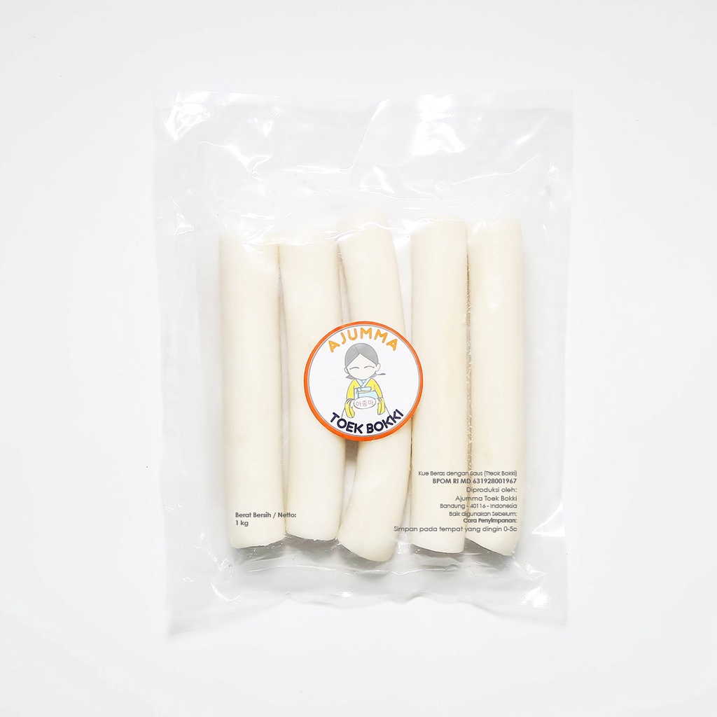 

Ajumma Garaetteok Rice Cake 1kg - Topokki Garaetok