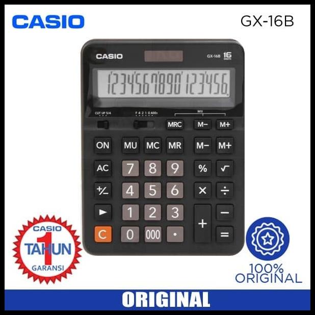 

Kalkulator Casio Gx-16B 16 Digits / Calculator Casio Gx 16B