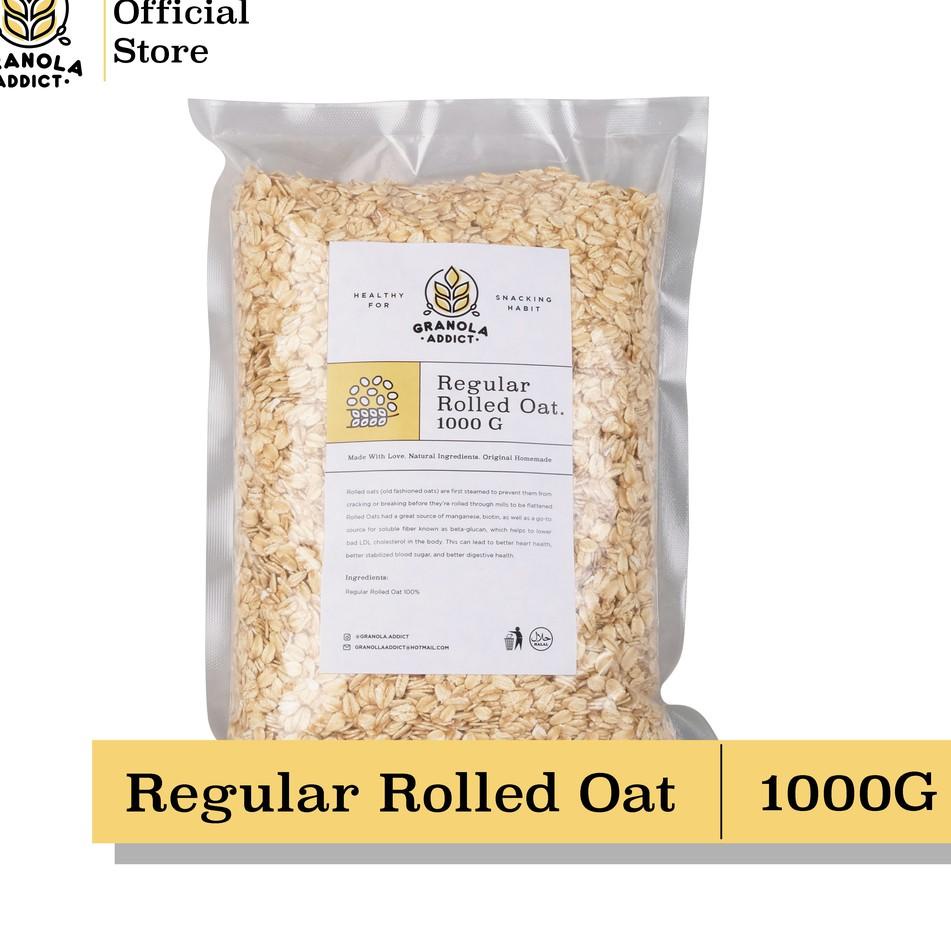 

5.5 COD Granola Addict - Rolled Oat / Gandum Utuh / Gandum Kasar 1KG