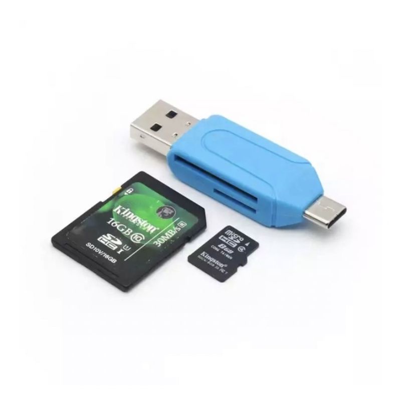 Cardreader OTG 2.0 USB slot card reader, memory micro, adaptor MMC