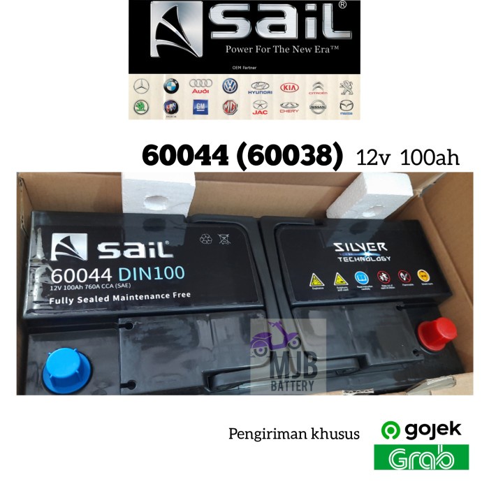 Aki Mobil Captiva diesel (facelift)DIN60044 SAIL 100ah