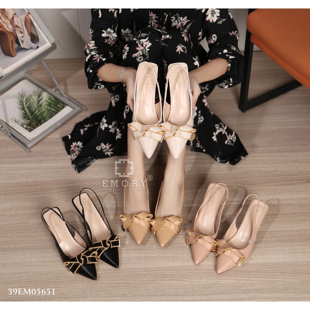 SEPATU HAK WANITA EMORYSTYLE  Zevora  39EMO 5651 MB