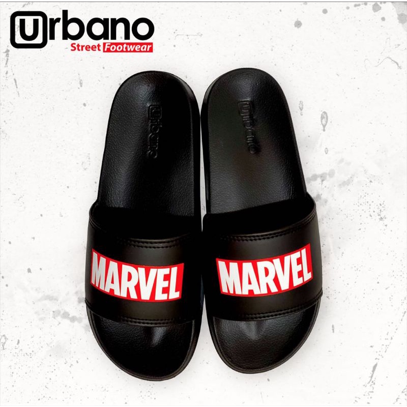 Sandal Slip On Selop Flip Flop Unisex Marvel Urbano Original