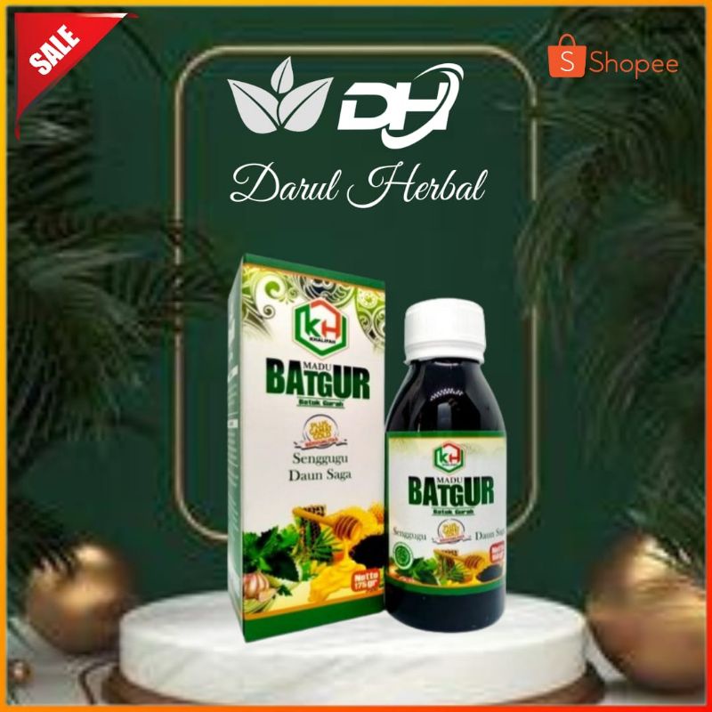 Madu BatGur Batuk Gurah Plus Senggugu Daun Saga KHalifah