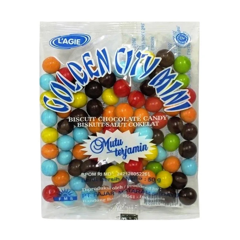 

Golden City Coklat Ball Mini 50Gr