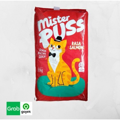 [ KHUSUS GOJEK GRAB ] MISTER PUSS MAKANAN KUCING KERING 20KG