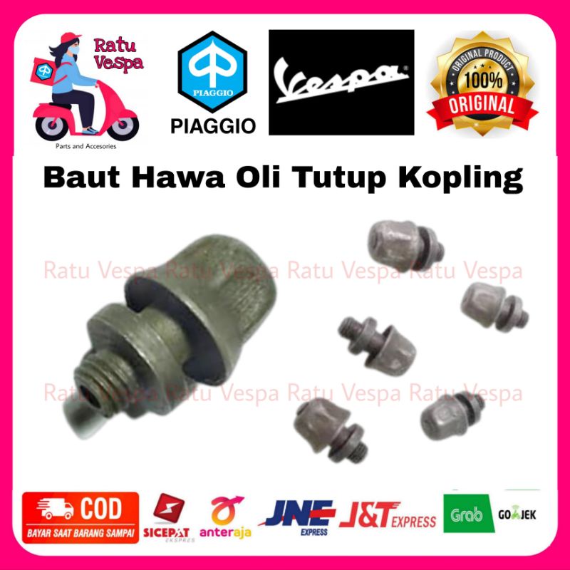 Baut Hawa Oli Tutup Kopling Vespa Super Sprint PX Spartan Excel