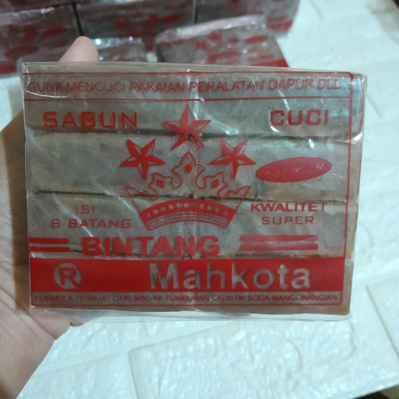 [PREMIUM] Sabun Bintang Mahkota isi 8 batang #sabun cuci bintang mahkota premium