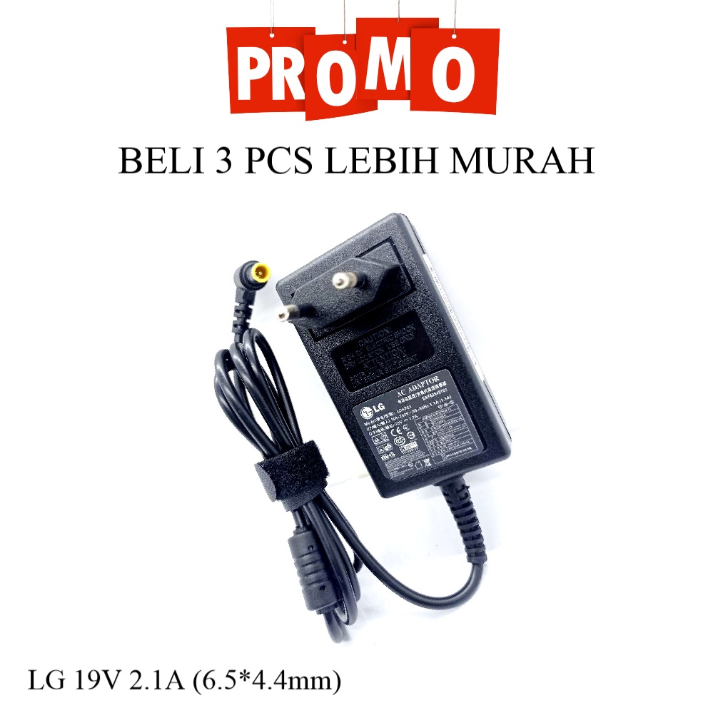 SALE Adaptor Charger Casan LCD LED Monitor LG 20M38H-B 20MP48A-P 20M35A 19V 2.1A Original