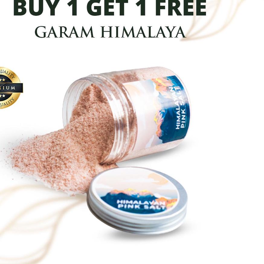 

✨STAR✨ Garam Himalaya Original Natural Pink Salt Premium Himalayan Salt asli Natural Himsalt Garam Merah !!!