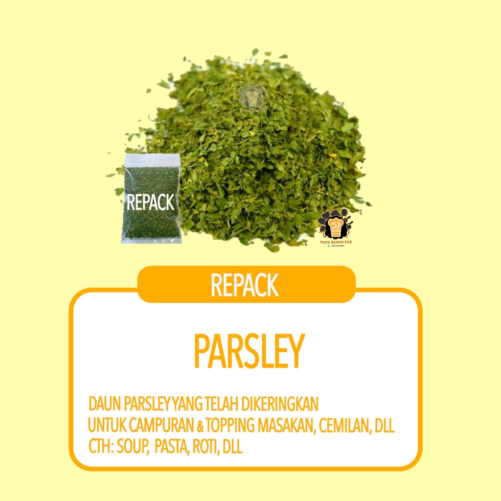 

PARSLEY / PETERSELI KEMASAN 250GR