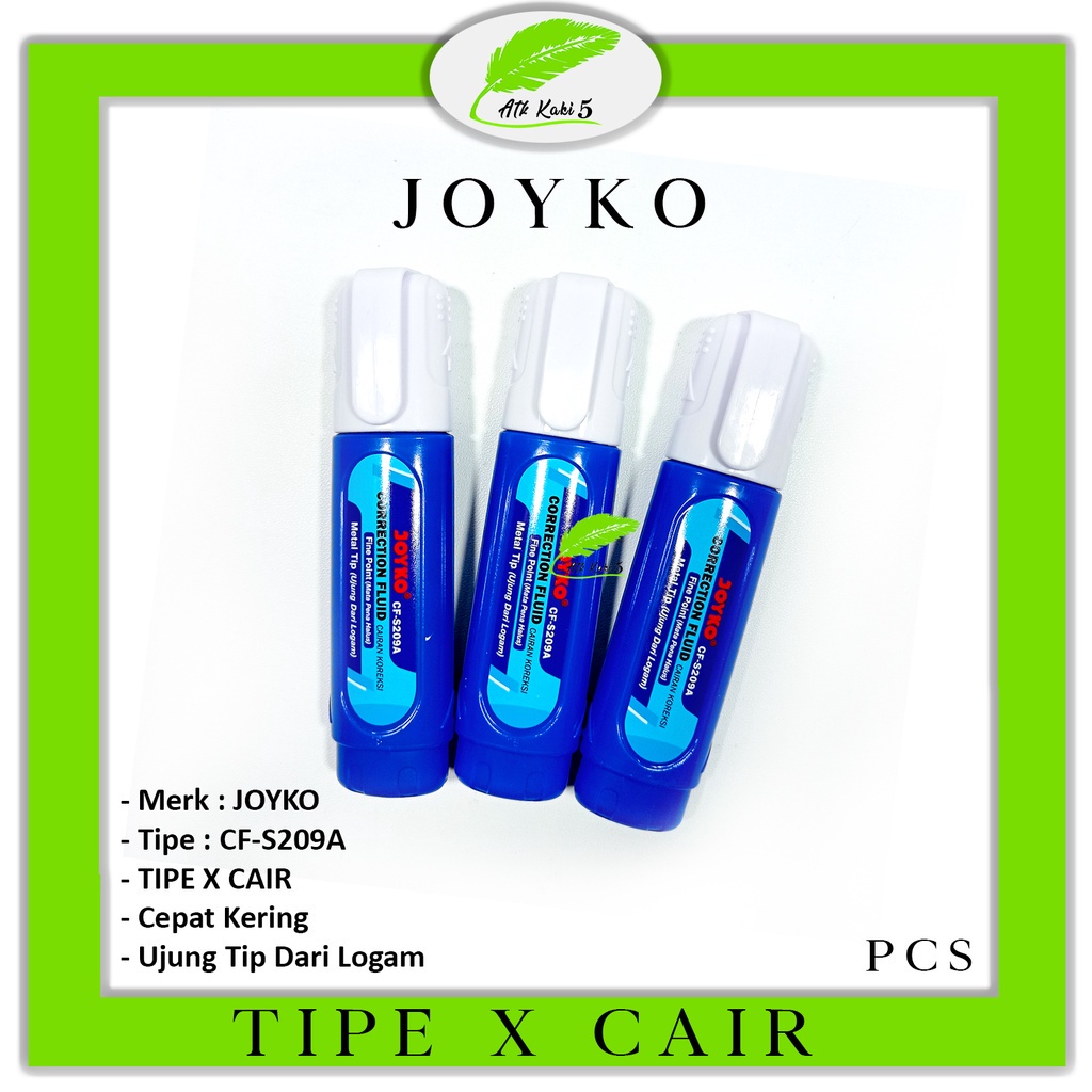 

JOYKO - Correction Fluid Tipe-x Cair CF-S209A - Pcs