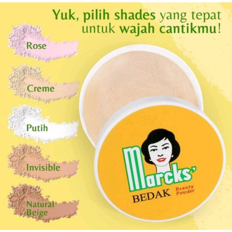 MARCKS' Beauty Powder / Bedak Marcks' 40gr