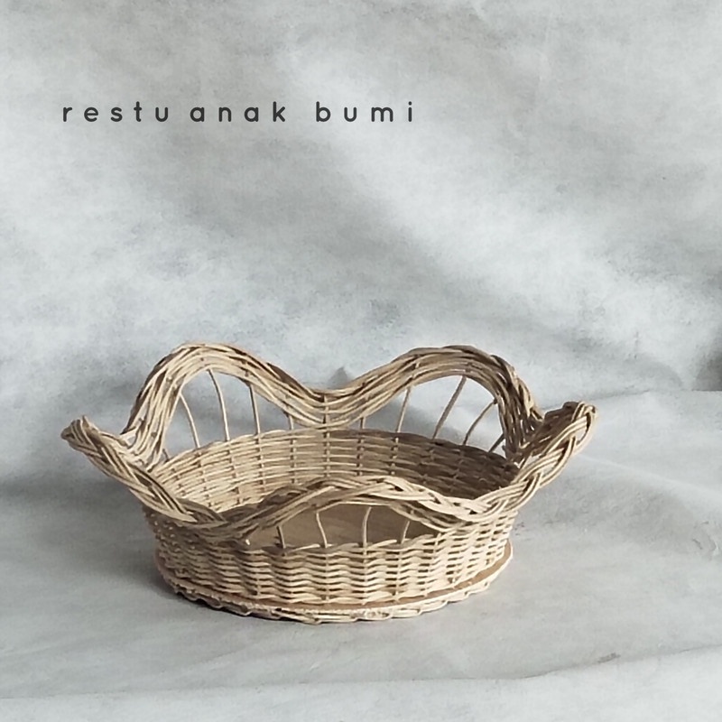 

(R039) Wadah Buah (Bentuk Bunga) M 34cm/Hampers/Hantaran/Hadiah/Lamaran/Seserahan/Kado/Gift/Parcel Lebaran/Natal/Acara/Catering/Makanan/Minuman/Keranjang Buah/Souvenir/Wadah Serbaguna/Basket/Perabotan/Fruit Box/Sembako/Teh/Gula/Beras/Telur