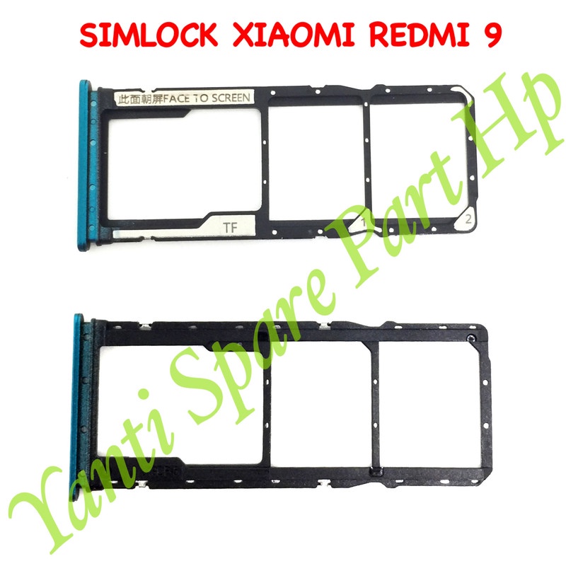 Simtray Sim Lock Xiaomi Redmi 9 Original Terlaris New