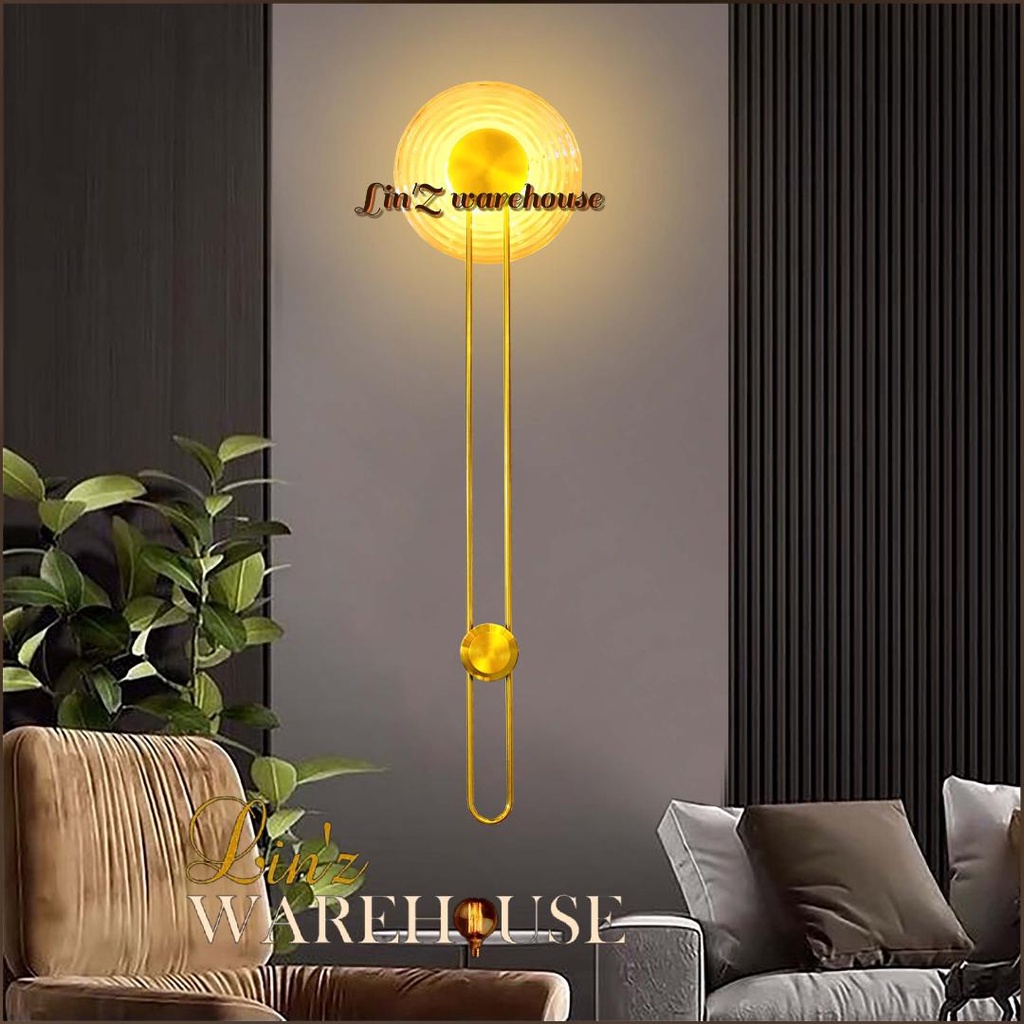 Lampu dinding MODERN LONG MOON LED wall lamp