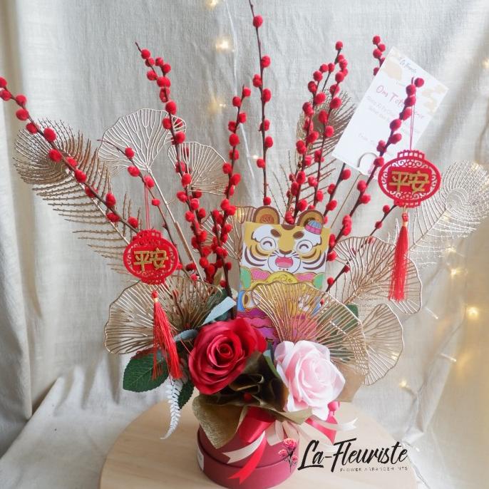 Jual Hiasan Imlek | Bunga imlek | dekorasi | hadiah imlek 2023 kelinci