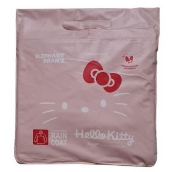 Jas Hujan Terusan Remaja Hello Kitty | Raincoat Hello Kitty | Jas Hujan Aesthetic Lucu Elephant Branda