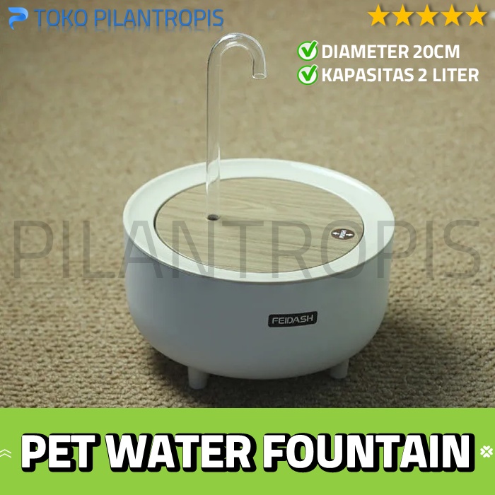 PET WATER FOUNTAIN DISPENSER TEMPAT MINUM KUCING AIR MANCUR OTOMATIS MURAH