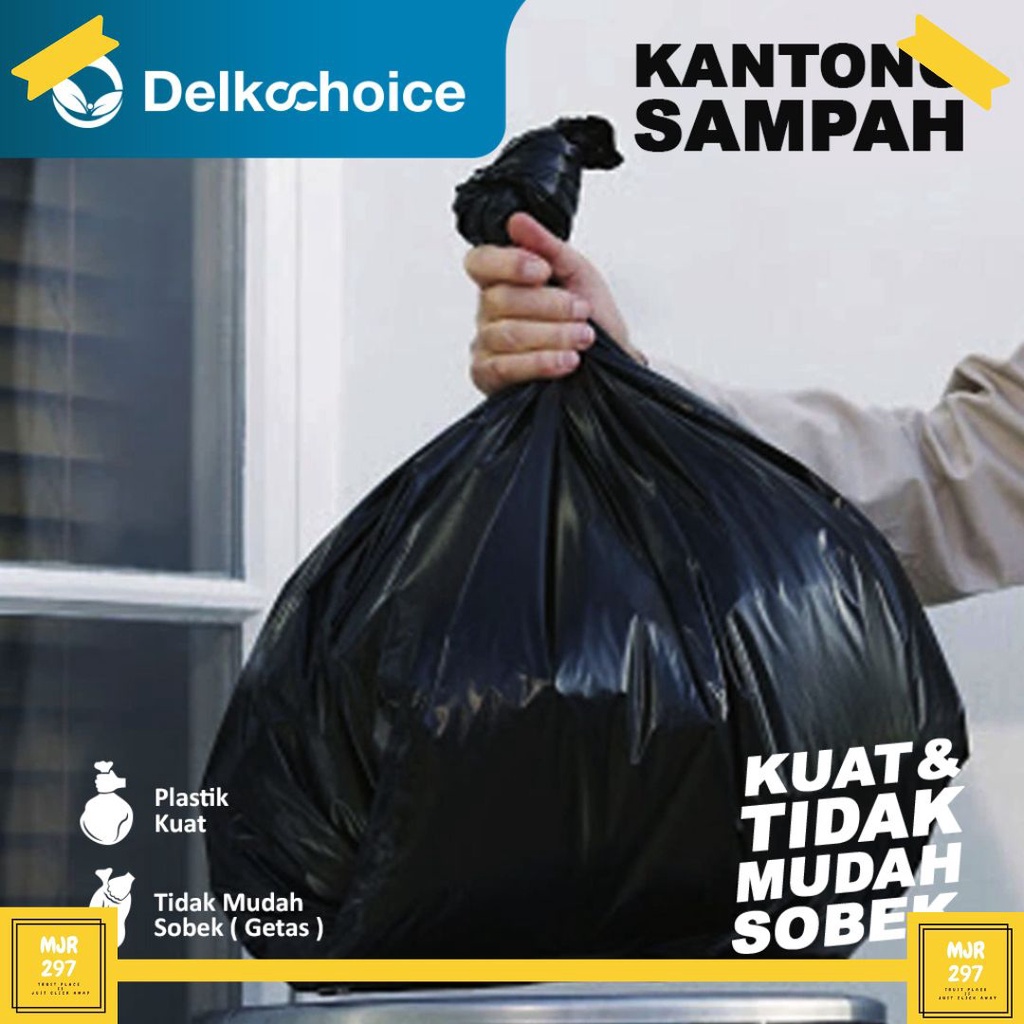KANTONG PLASTIK SAMPAH | TRASH BAG | PLASTIK HITAM SAMPAH VARIAN UKURAN