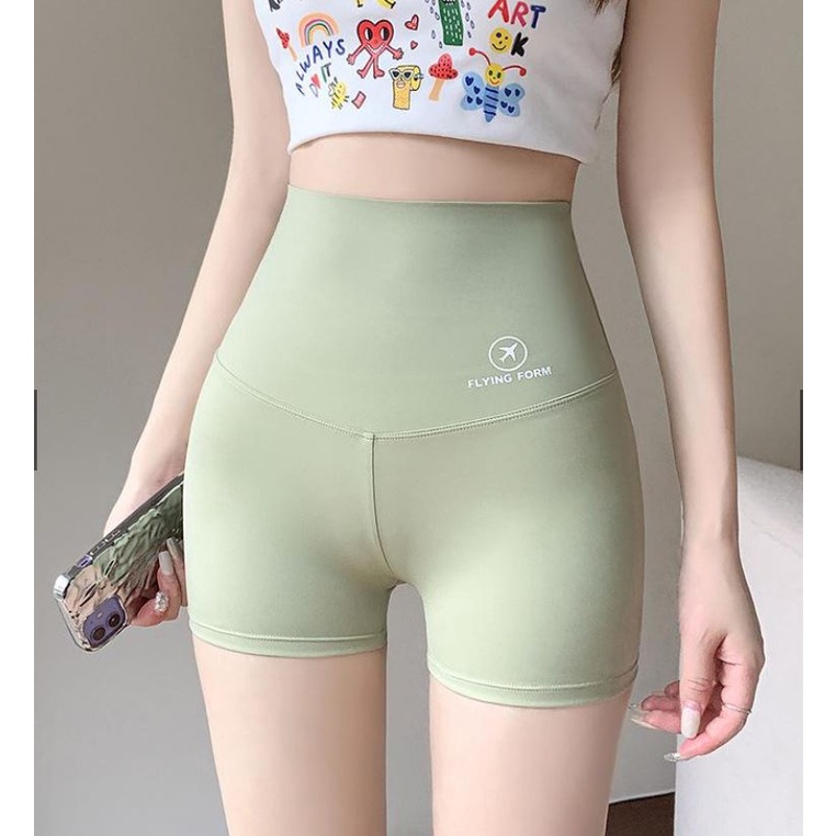 CELANA SPORT SHORT HOT PANTS MINI DALEMAN BAWAHAN WANITA / PAKAIAN OLAHRAGA WANITA HIGH WAIST BOXER KORSET