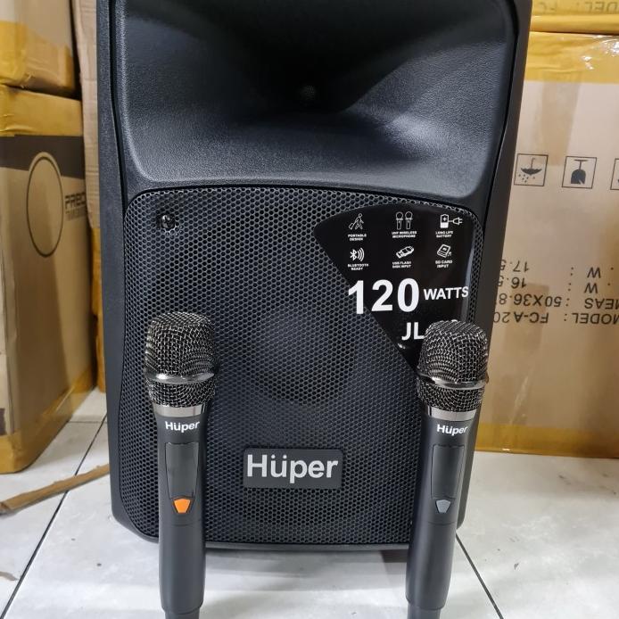 Audio Musik!! Speaker Portable Huper Jl10 Jl 10 10Inch Bluetooth Wireless Original