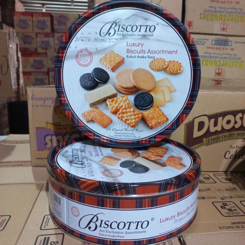 

Biscotto luxury kaleng 400gram