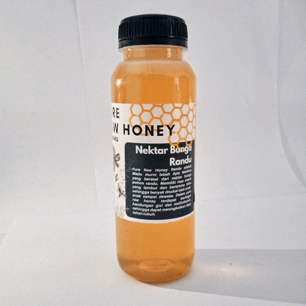Madu Murni 350 GRAM Nectar Bunga Liar-Raw Honey