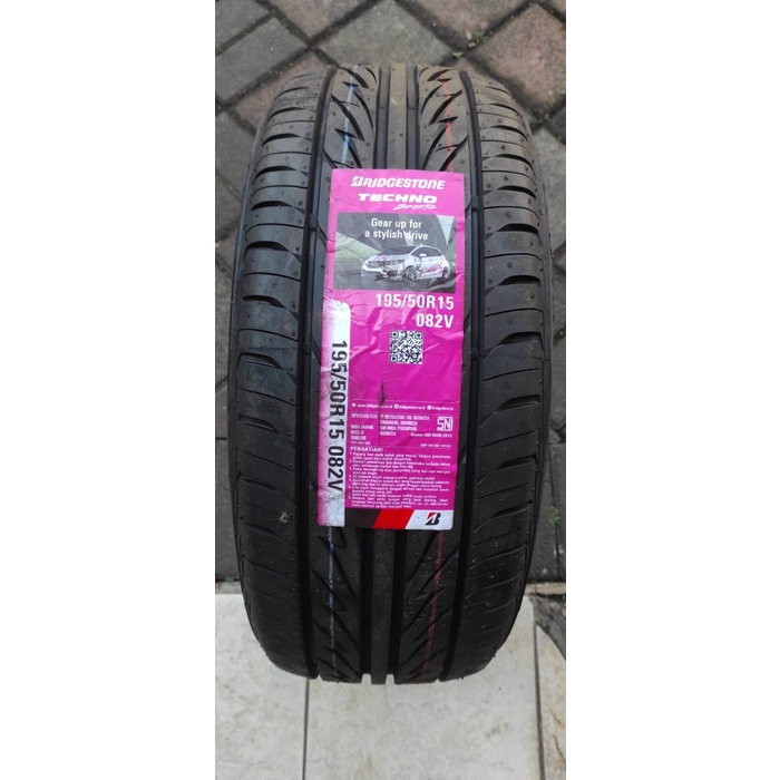 Bridgestone Techno Sport 195/50 R15 - Ban Mobil Sirion Swift Jazz Brio