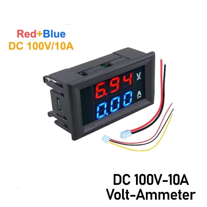 Volt Amper Meter Digital 3 Digit 100v 10A