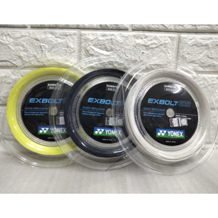 Sera Senar Badminton Yonex Exbolt 63 Roll 200M