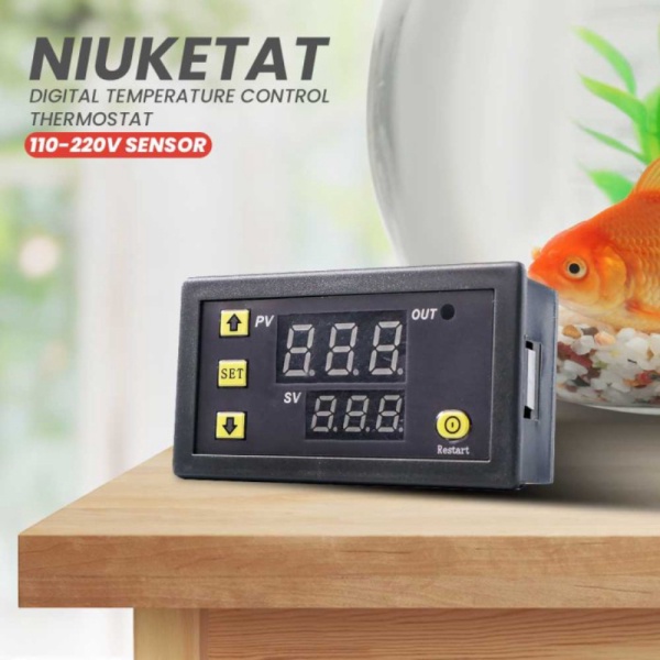 

Jual Alat Ukur Suhu Thermostat LED Display AC110-220V with Sensor Murah