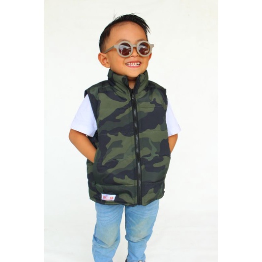 Khalea Rompi Gelembung Anak/Rompi Winter Anak Tebal