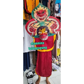 barongan devil spon anak anak ada kemul panjang