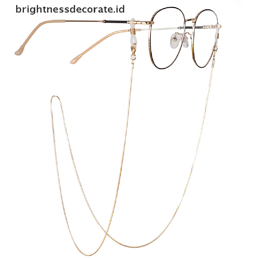 [Birth] Rantai Tulang Ular Logam Kalung Panjang/Kacamata Fashion Tali Leher Kacamata Logam Wanita Perhiasan Dekorasi Aksesoris Tali Kacamata Fashion Sunglasses Glasses Chain [ID]