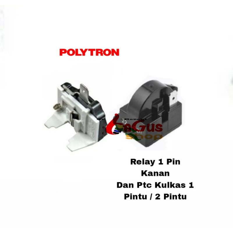 Relay Ptc Overload Kulkas Polytron 1 Pintu