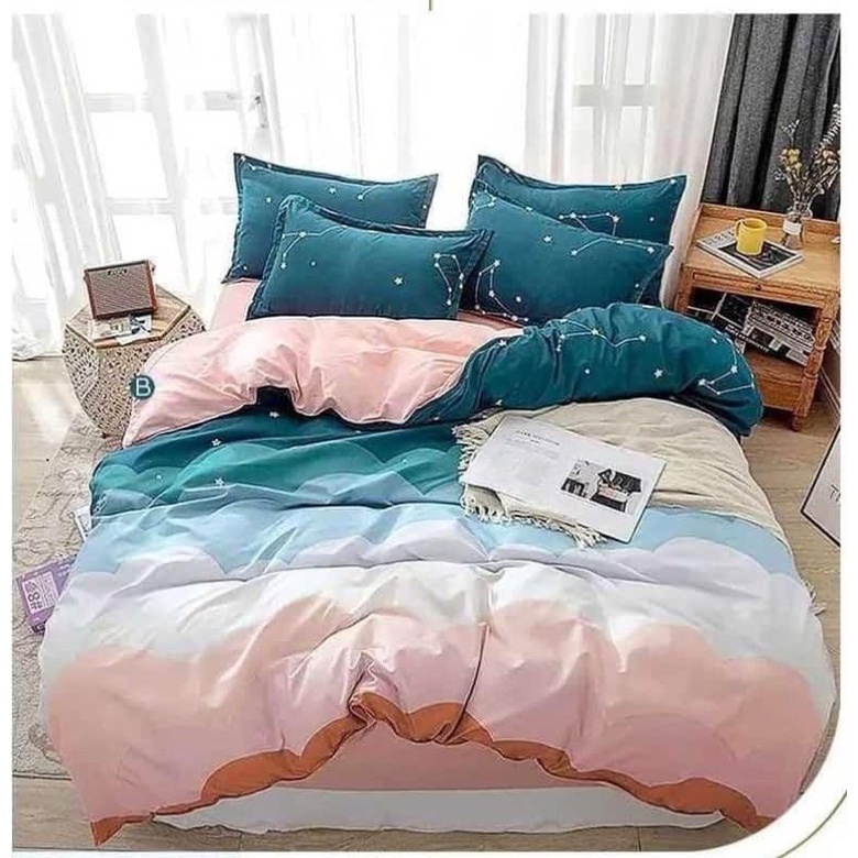 SPREI EMILY / SPREI MARBLE PINK / SPREI KOREA AESTHETIC / SPREI KOTAK KOTAK PREMIUM /  SPREI  MARBLE