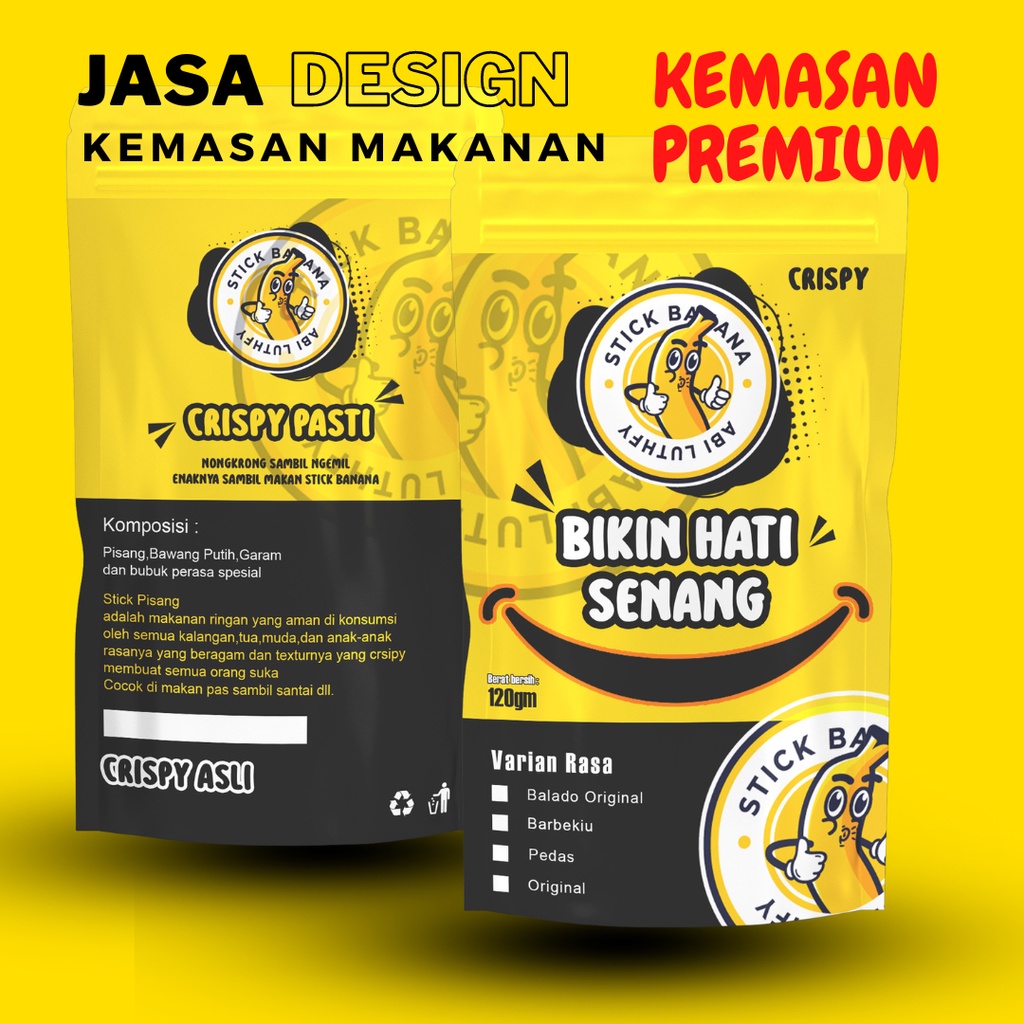 

Jasa Desain Kemasan Produk Design Packaging Makanan label, box, standing pouch Murah dan profesional