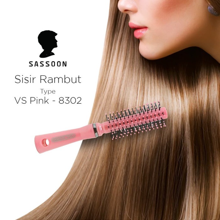 Vidal Sasson 8302 Pink / Sisir Vidal 8302