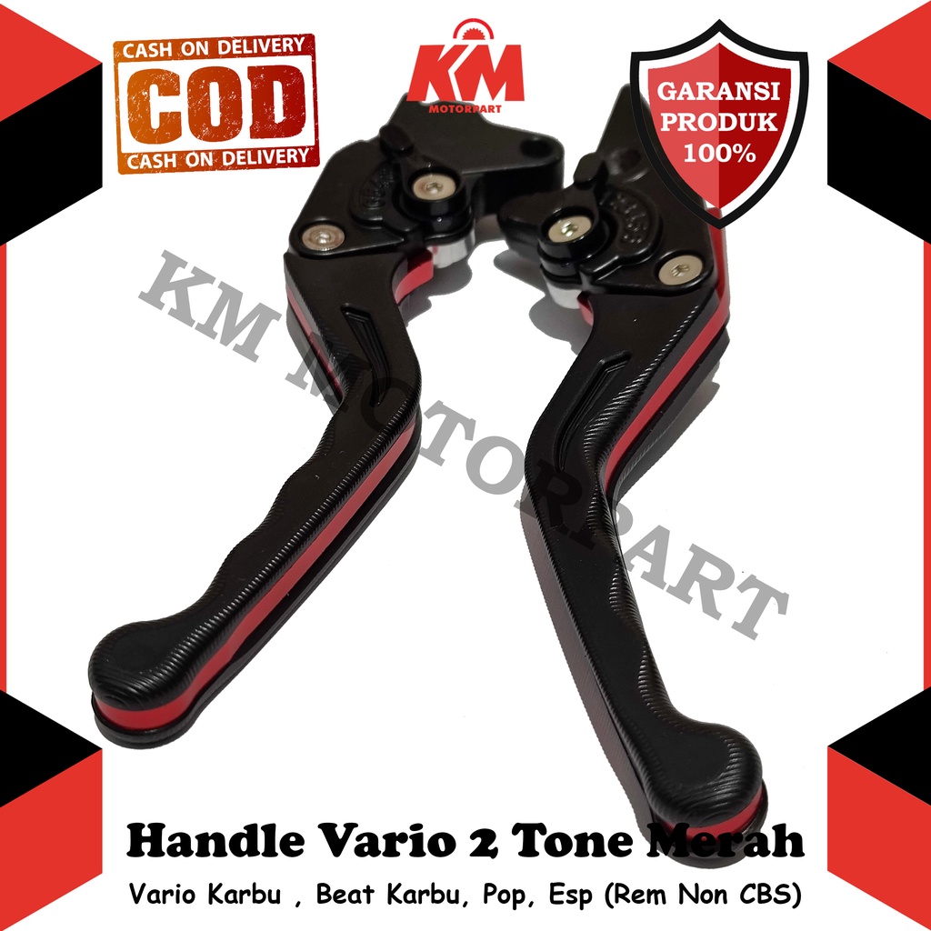 Handle Rem Vario Karbu 110 Techno Beat Karbu ESP Pop Street Non CBS Variasi Honda 2 Tone