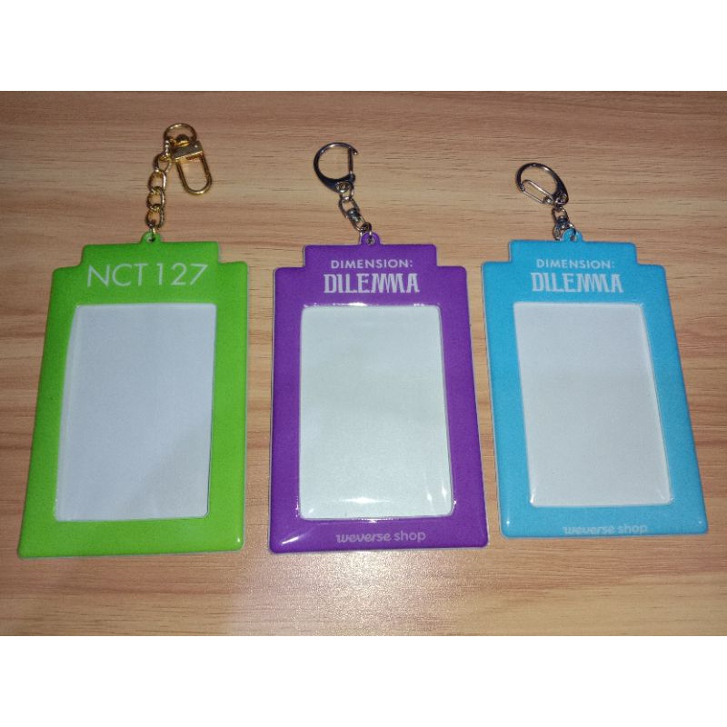 PHOTOCARD HOLDER KEYRING NCT127 ENHYPEN DICON DILEMMA