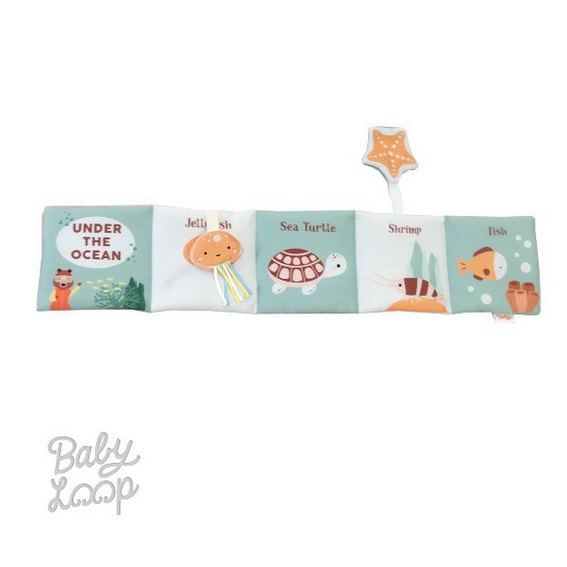 Baby Loop Softbook -  Buku Bantal Binatang Huruf Edukasi Toy Soft Book Educational Kids Anak Bayi Balita Babyloop