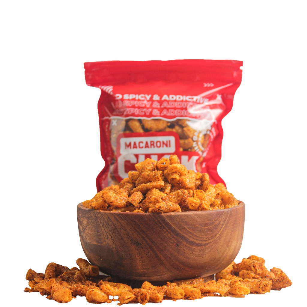 

Macaroni Cuck Makaroni Ngembang Daun Jeruk Kemasan Reguler 60gr