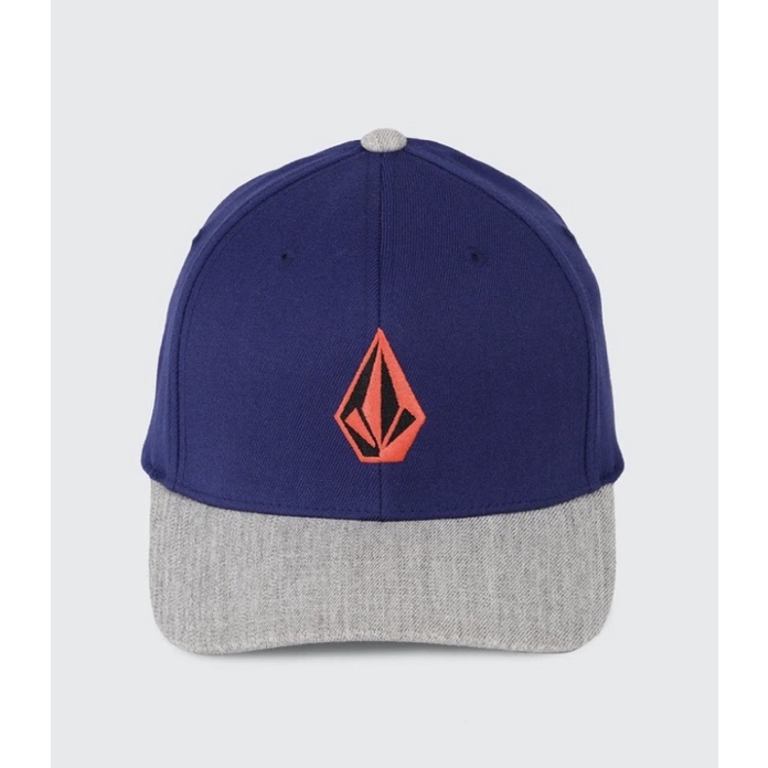 Topi Volcom Full Stone Xfit Cap blue